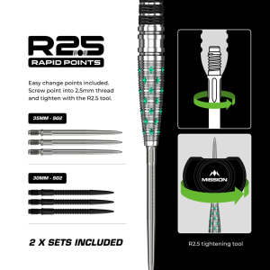 Mission Steeldarts Mantis R2.5 95% 24g