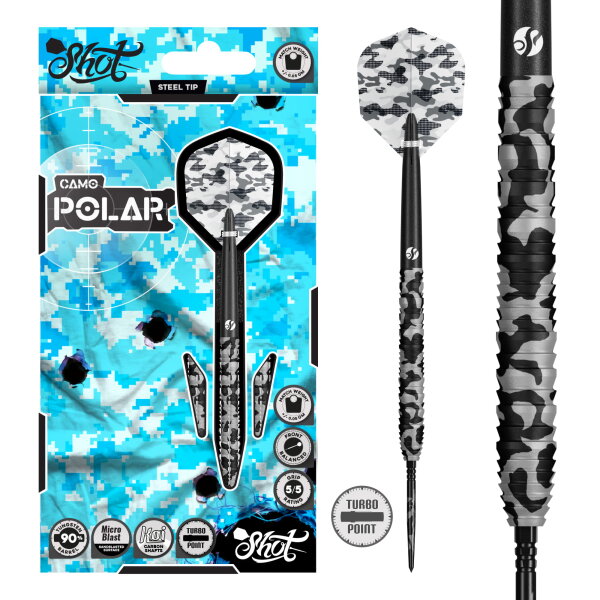 Shot Steeldarts Camo Polar 90% TP