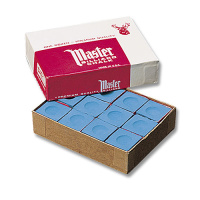 Billard-Kreide Master Blau 12er Set