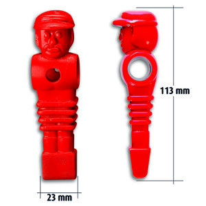 Kickerfigur Löwen Design rot 16mm Stangen