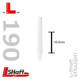 L-Style Schäfte L-Schaft white 190 (3 Stück)