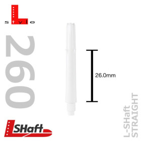 L-Style Sch&auml;fte L-Schaft clear 260 (3 St&uuml;ck)