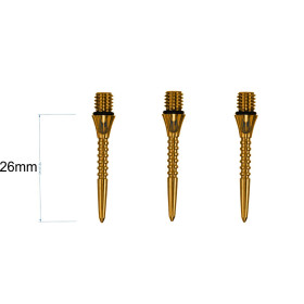 Target Titanium Grooved Conversion Point Gold 26 mm