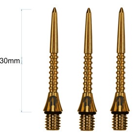 Target Titanium Grooved Conversion Point Gold 30 mm