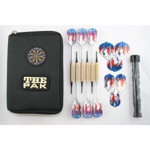 6 WA Softdarts Messing in PAK Darttasche Nylon mit...