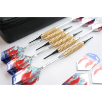 6 WA Softdarts Messing in PAK Darttasche Nylon mit Zubehör