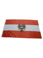 Flagge Österreich mit Adler 90 x 150 cm