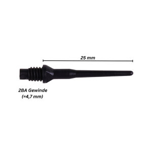 Karella Softspitzen Keypoint-Spezial lang (1.000 Stück) schwarz 2BA