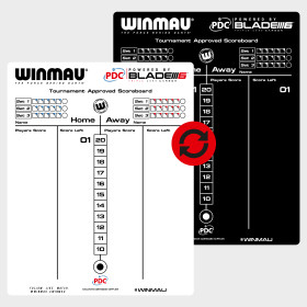 Winmau Dart Scoreboard / Schreibtafel