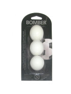 Kickerball Bomber ROBERTSON, weiß, 35,1 mm, 3 Stück im Set