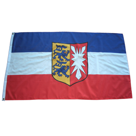 Flagge Fahne Schleswig Holstein Wappen Hissflagge 90 x 150 cm 