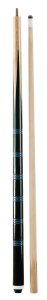 Billard Pool Queue ECO 2tlg. schwarz-blau