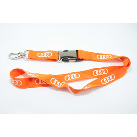Schlüsselband Audi Ringe Orange