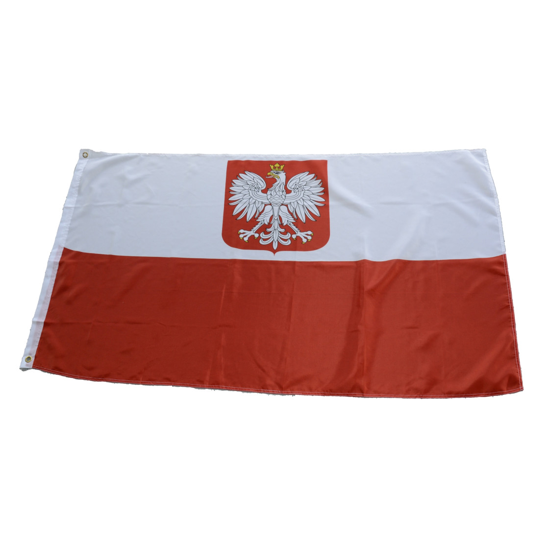 Fahne Flagge Polen mit Adler 90 x 150 cm mit 2 Ösen 