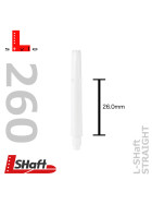 L-Style Schäfte L-Schaft Silent Straight black 260 (3 Stück)