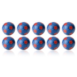 Kickerball Winspeed by Robertson 35 mm, blau / rot, Set mit 10 Stück