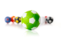 Kickerball Winspeed by Robertson 35 mm, grün / weiß, Set mit 10 Stück 2