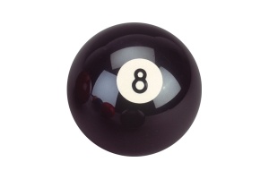 Billard Pool Einzelkugel Classic Nr. 8 schwarz 57,2 mm