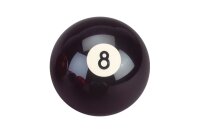 Billard Pool Einzelkugel Classic Nr. 8 schwarz 57,2 mm