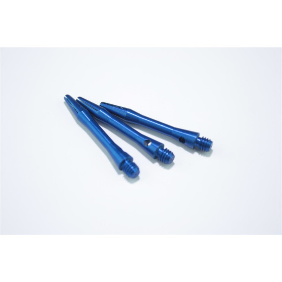 Bull´s Schäfte Aluminium Simplex Short 35 mm blau