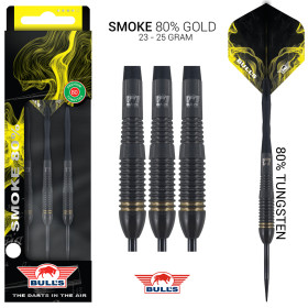 Bull´s Steeldarts Smoke Gold 80% Tungsten 23g