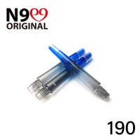 L-Style L-Schaft N9 Gradient Clear Black/Blue 190 (3 Stück) 2