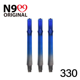 L-Style L-Shaft N9 Gradient Clear Black/Blue 330 (3 St&uuml;ck)