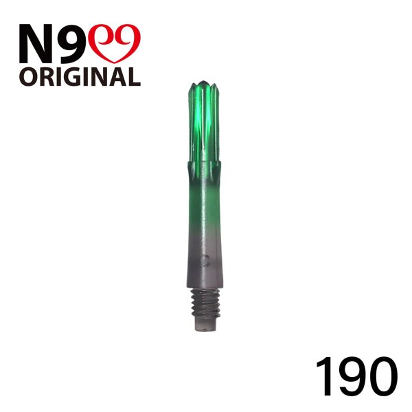 L-Style L-Schaft N9 Gradient Clear Black/Green 190 (3 Stück)