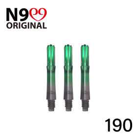 L-Style L-Shaft N9 Gradient Clear Black/Green 190 (3 Stück)