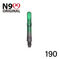 L-Style L-Schaft N9 Gradient Clear Black/Green 190 (3 Stück)