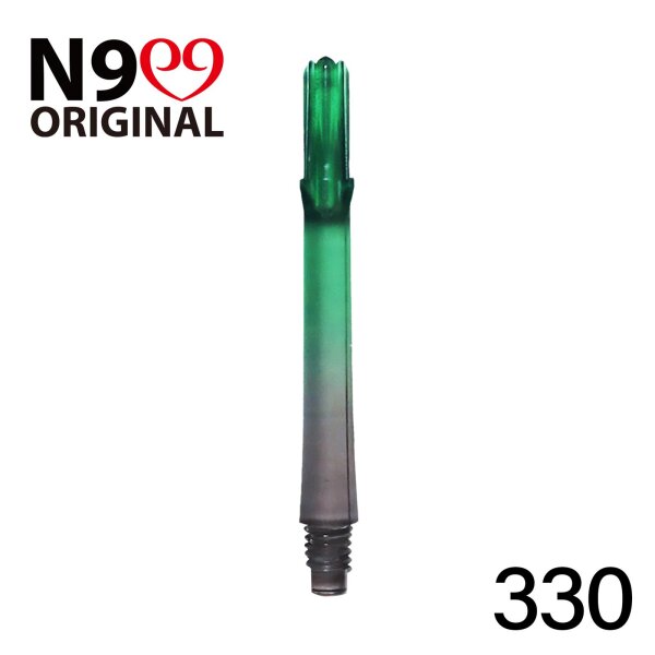 L-Style L-Schaft N9 Gradient Clear Black/Green 330 (3 Stück)