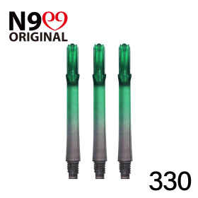 L-Style L-Shaft N9 Gradient Clear Black/Green 330 (3 Stück)