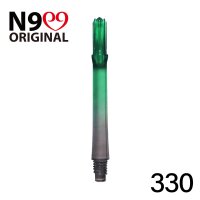 L-Style L-Schaft N9 Gradient Clear Black/Green 330 (3 Stück)