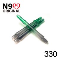 L-Style L-Schaft N9 Gradient Clear Black/Green 330 (3 Stück)
