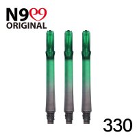 L-Style L-Schaft N9 Gradient Clear Black/Green 330 (3 Stück)