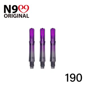 L-Style L-Schaft N9 Gradient Clear Black/Purple 190 (3 Stück)