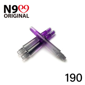 L-Style L-Shaft N9 Gradient Clear Black/Purple 190 (3 St&uuml;ck)