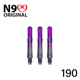 L-Style L-Shaft N9 Gradient Clear Black/Purple 190 (3 St&uuml;ck)