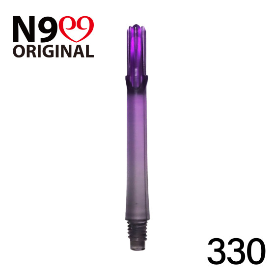 L-Style L-Shaft N9 Gradient Clear Black/Purple 330 33mm (3 Stück)