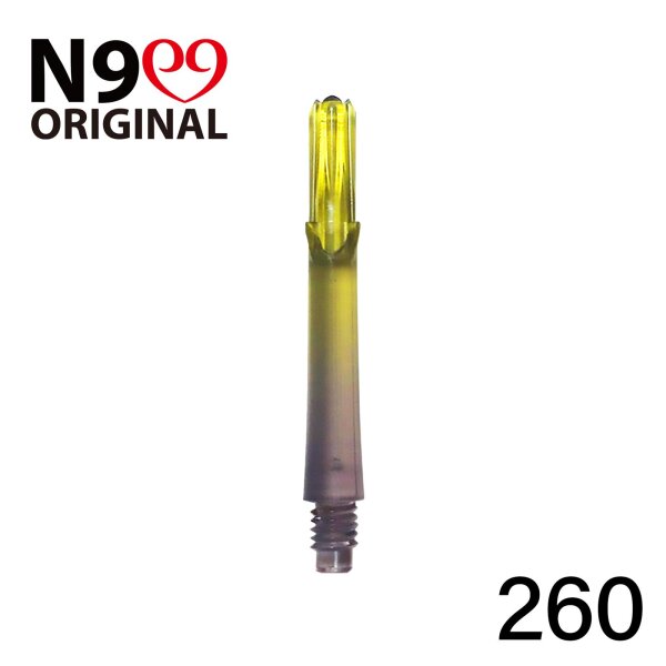 L-Style L-Schaft N9 Gradient Clear Black/Yellow 260 (3 Stück)