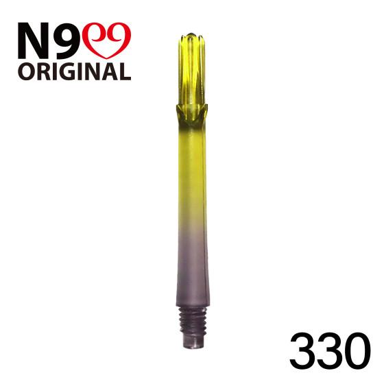 L-Style L-Shaft N9 Gradient Clear Black/Yellow 330 (3 Stück)