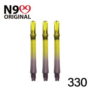 L-Style L-Schaft N9 Gradient Clear Black/Yellow 330 (3 Stück)