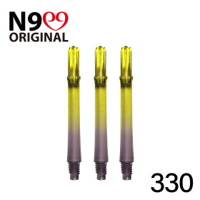 L-Style L-Shaft N9 Gradient Clear Black/Yellow 330 (3 St&uuml;ck)