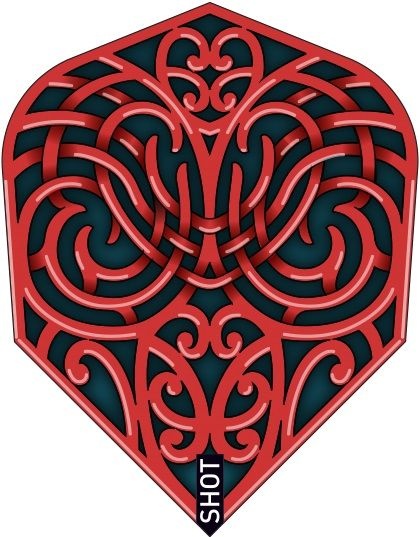 Shot Dart Flights Warrior Kapene Shape No.6