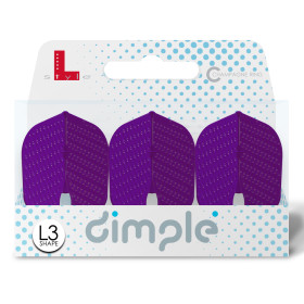 L-Style Flights Champagne L3 Shape DIMPLE purple