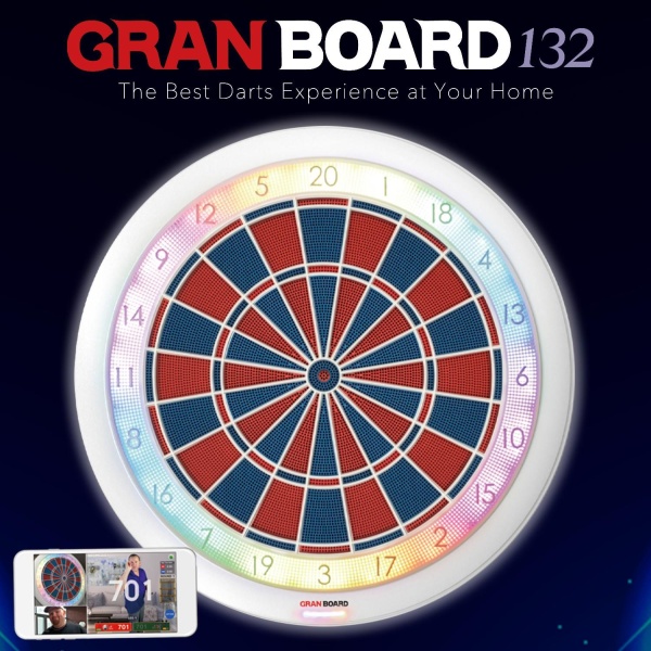 Weltneuheit | GranBoard 132 - Ein Online Dartboard als 2-Loch
