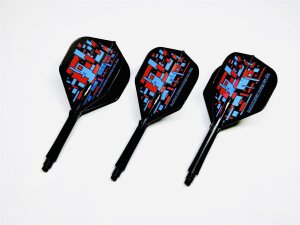 L-Style Test-Set: Flights Champagne L1 + L-Shaft 260 schwarz