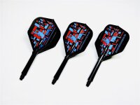 L-Style Test-Set: Flights Champagne L1 + L-Shaft 260 schwarz