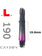 L-Style Carbon 2tone L-Schaft pink 190 (3 Stück)
