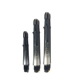 L-Style Carbon 2tone L-Schaft silber 190 (3 St&uuml;ck)
